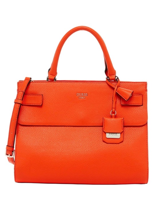 Guess Handbags - Guess Orange Cate Satchel Purse